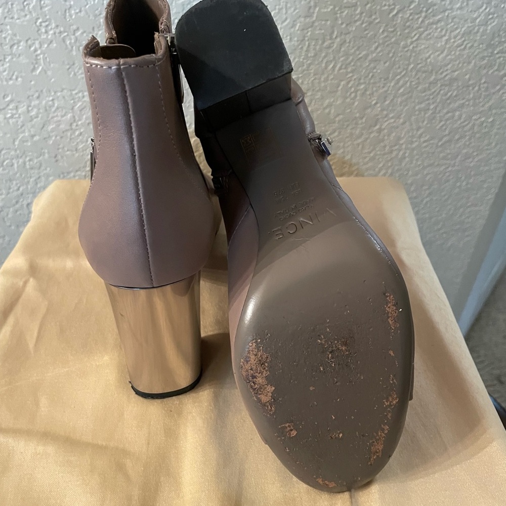 Dark Tan Open Toe Boot - image 3